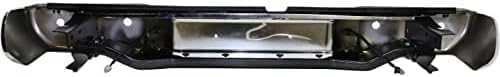 Rear Step Bumper Face Bar Chrome Steel Direct Replacement Compatible With 2013-2021 Nissan Frontier NI1103127 850109BF0B-PFM