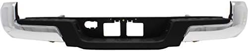 Step Bumper Assembly Chrome Steel Without Towing Hitch Direct Replacement Compatible With 2016-2021 Toyota Tacoma TO1103126 5215904030-PFM 5205704020 5202304010 5215304010 5215404010