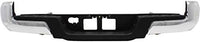 Step Bumper Assembly Chrome Steel Without Towing Hitch Direct Replacement Compatible With 2016-2021 Toyota Tacoma TO1103126 5215904030-PFM 5205704020 5202304010 5215304010 5215404010
