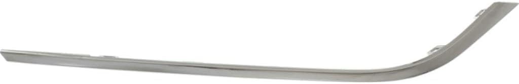 Front Bumper Molding Chrome Right Passenger Side Direct Replacement Compatible With 2012-2015 Volkswagen Passat VW1047107 5618531022ZZ
