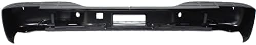 Rear Step Bumper Assembly Primed Steel Direct Replacement Compatible With 1999-2005 Chevrolet Silverado/GMC Sierra GM1103125 19121286-PFM