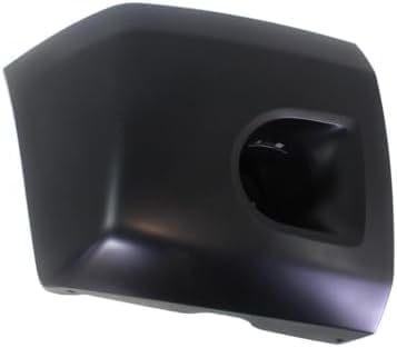Set Of 2 Front Bumper End Cap Primed Plastic Left Driver & Right Passenger Side Direct Replacement Compatible With 2008-2015 Nissan Titan NI1005148 NI1004148 62024ZR00A 62025ZR00A
