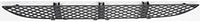 Front Bumper Center Grille Primed Plastic Direct Replacement Compatible With 2000-2002 Mercedes Benz E-Class MB1036101 2108850053