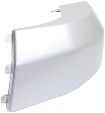 Set Of 2 Rear Bumper End Cap Painted Silver Plastic Left Driver & Right Passenger Side Direct Replacement Compatible With 2007-2014 Toyota FJ Cruiser TO1105121 TO1104121