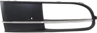 Set Of 2 Front Fog Light Molding Primed With Chrome Insert Right Passenger & Left Driver Side Direct Replacement Compatible With 2012-2019 Volkswagen Beetle VW1039117 VW1038117