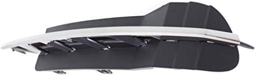 Set Of 2 Front Fog Light Cover Outer Primed Left Driver & Right Passenger Side Direct Replacement Compatible With 2008-2012 Chevrolet Malibu GM1039114 GM1038114 25905344 25905343