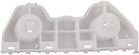Set Of 2 Front Bumper Bracket Plastic Right Passenger & Left Driver Side Direct Replacement Compatible With 2012-2019 Nissan Versa NI1043103 NI1042103 622243BA0A 622253BA0A