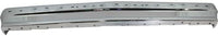 Rear Bumper Face Bar Chrome Steel With Molding Holes Direct Replacement Compatible With 1980-1990 Chevrolet Caprice GM1102132 14008748