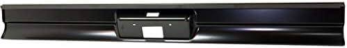 Rear Roll Pan Primed Steel with License Plate Part and Light Kit Direct Replacement Compatible with 1967-1972 Chevrolet C10 / Suburban RC82550001