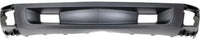 Front Bumper Impact Bar Steel + Grille + Lower Valance Air Deflector Textured + End Caps Left & Right Side Direct Replacement Compatible With 2007-2013 Chevrolet Silverado 1500