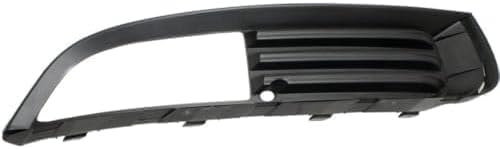 Set Of 2 Front Fog Light Moldings Primed Plastic Left Driver & Right Passenger Side Direct Replacement Compatible With 2011-2013 Buick Regal GM1039140 GM1038140 13238371 13238370