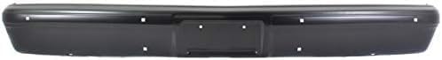 Front Bumper Primed Steel Without Impact Strip Holes Direct Replacement Compatible With 1983-1991 Chevrolet C/K Series Full Size Pickup/Suburban GM1002377 14023494