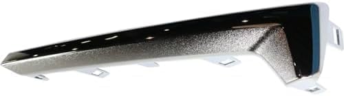 Set Of 2 Front Fog Lamp Molding Chrome Right Passenger & Left Driver Side Direct Replacement Compatible With 2017-2018 Subaru Forester SU1046101 SU1047101 57708SG010 57708SG000