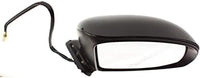 Set Of 2 Front Power Mirror Manual Fold Heated Primed Right Passenger & Left Driver Side Direct Replacement Compatible With 2010-2015 Toyota Prius / 2012-2015 Plug-In TO1320262