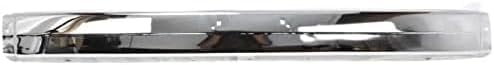Front Bumper Steel Chrome Without Molding Holes Direct Replacement Compatible With 1986-1993 Mazda Pickup MA1002129 UE6050030B