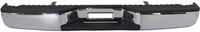 Rear Step Bumper Assembly Chrome Steel Direct Replacement Compatible With 2004-2015 Nissan Titan NI1103109 NI1103116 850108S125-PFM 850229FM0C-PFM