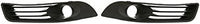 Set Of 2 Front Fog Light Molding Primed Left Driver & Right Passenger Side Direct Replacement Compatible With 2008-2011 Chevrolet Impala GM1038103 GM1039103 22756161 22756162
