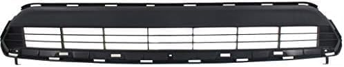 Front Bumper Lower Grille Textured Plastic Direct Replacement Compatible With 2011-2013 Toyota Highlander TO1036130 531120E070