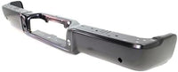 Rear Step Bumper Face Bar Primed Steel With Rear Object Sensor Holes Direct Replacement Compatible With 2006-2008 Ford F-150 / Lincoln Mark LT FO1102360 8L3Z17906EPTM