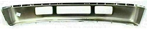 Front Bumper Steel + Grille Chrome + Upper Cover Primed + Lower Valance Panel Textured Direct Replacement Compatible With 2005-2007 Ford F-Series Super Duty FO1057292 FO1200456