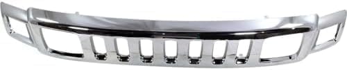 Front Upper Grille Assembly Chrome Shell And Insert Direct Replacement Compatible With 2006-2010 Hummer H3 HU1200101 15834196