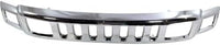 Front Upper Grille Assembly Chrome Shell And Insert Direct Replacement Compatible With 2006-2010 Hummer H3 HU1200101 15834196