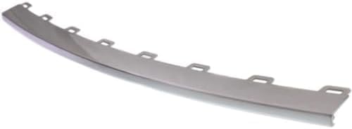 Front Bumper Molding Chrome Plastic Direct Replacement Compatible With 2013-2016 GMC Acadia / 2017 Limited GM1044118 20982402