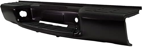 Step Bumper Face Bar & Pad Without Mounting Bracket Primed Direct Replacement Compatible With 1998-2005 GMC Jimmy GM1101107 GM1100107