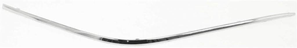 Set Of 2 Front Bumper Molding Chrome Left Driver & Right Passenger Side Direct Replacement Compatible With 2000-2002 Mercedes-Benz E-Class MB1044101 MB1044102 2108851074 2108850974