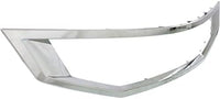 Front Grille Molding Chrome Direct Replacement Compatible With 2008-2010 Honda Accord HO1210123 71122TE0A01