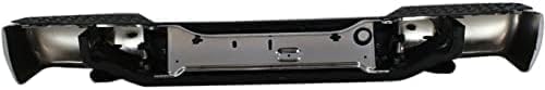 Step Bumper Face Bar & Pad Without Mounting Bracket Chrome Direct Replacement Compatible With 2008-2012 Chevrolet Colorado/GMC Canyon GM1103156 20815916-PFM