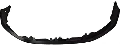 Front Bumper Upper Cover Primed Plastic Direct Replacement Compatible With 2017-2019 Nissan Titan NI1014105 62025EZ60H