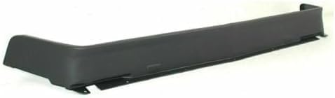 Front Bumper Chrome Steel Without Molding Holes + Lower Valance Air Deflector Primed Direct Replacement Compatible With 1983-1990 Chevrolet S10 Blazer / 1982-1990 Pickup GM1002365