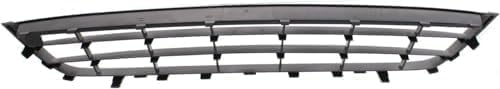 Front Bumper Center Lower Grille Primed Plastic Direct Replacement Compatible With 2009-2012 Volkswagen CC / 2009-2010 Passat CC VW1036117 3C88536779B9