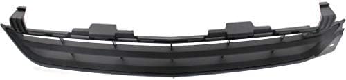Front Bumper Grille Textured Dark Gray Plastic Direct Replacement Compatible With 2013 Chevrolet Malibu GM1036149 22869137