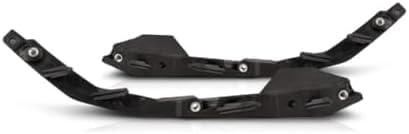 Set Of 2 Front Bumper Bracket Plastic Left Driver & Right Passenger Side Direct Replacement Compatible With 2015-2023 Dodge Charger CH1043111 CH1042111 68226532AA 68226533AA