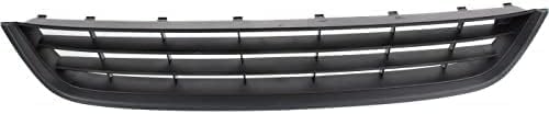 Front Bumper Center Lower Grille Primed Plastic Direct Replacement Compatible With 2009-2012 Volkswagen CC / 2009-2010 Passat CC VW1036117 3C88536779B9