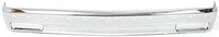Front Bumper Face Bar Chrome Steel With Molding Holes Direct Replacement Compatible With 1991-1994 Chevrolet S10 / Blazer / 1991 GMC S15 Jimmy / 1991-1993 GMC Sonoma GM1002173