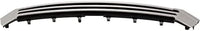 Front Bumper Grille Primed With Silver Molding Plastic Direct Replacement Compatible With 2017-2019 Toyota Highlander TO1036173 531020E070