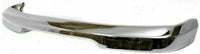 Front Bumper Chrome Steel Direct Replacement Compatible With 1998-2000 Nissan Frontier Pickup NI1002132 620149Z220