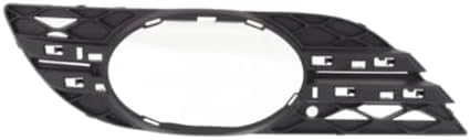 Set Of 2 Front Fog Light Molding Primed Plastic Left Driver & Right Passenger Side Direct Replacement Compatible With 2007-2009 Mercedes Benz E-Class MB1039115 MB1038115