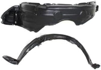 Set Of 2 Front Fender Liner Plastic Left Driver & Right Passenger Side Direct Replacement Compatible With 2008-2014 Scion xD SC1249107 SC1248107 5387552250 5387652250