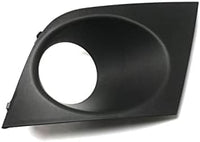 Set Of 2 Front Fog Light Molding Primed Plastic Right Passenger & Left Driver Side Direct Replacement Compatible With 2007-2012 Nissan Versa NI1039112 NI1038112 62256EM30B 62257EM30B
