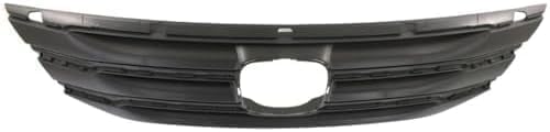 Front Grille Frame Surround Molding Textured Gray Plastic Direct Replacement Compatible With 2011-2013 Honda Odyssey HO1202107 75102TK8A01