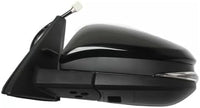 Set Of 2 Front Power Mirror Manual Folding Heated Primed Right Passenger & Left Driver Side Direct Replacement Compatible With 2014-2018 Toyota 4Runner TO1321312 TO1320312