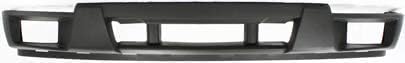 Front Bumper Primed Steel + Extension + Lower Valance Textured Direct Replacement Compatible With 2004-2012 Chevrolet Colorado/GMC Canyon GM1000722 GM1002461 GM1092183 12335805