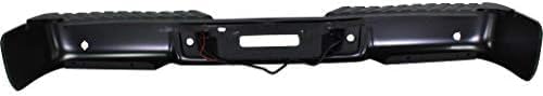 Step Bumper Assembly Primed Steel Hitch Style With Rear Object Sensor Holes Direct Replacement Compatible With 2006-2008 Ford F-Series FO1103139 8L3Z17906EPTM-PFM