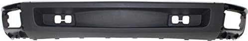 Front Bumper Impact Bar Steel + Lower Valance Air Deflector + Extension + End Caps + Headlights Left & Right Side Direct Replacement Compatible With 2007-2013 Chevrolet Silverado 1500