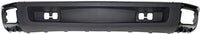 Front Bumper Impact Bar Steel + Lower Valance Air Deflector + Extension + End Caps + Headlights Left & Right Side Direct Replacement Compatible With 2007-2013 Chevrolet Silverado 1500
