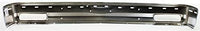 Front Bumper Face Bar Chrome Steel With Molding Holes Direct Replacement Compatible With 1991-1994 Chevrolet S10 / Blazer / 1991 GMC S15 Jimmy / 1991-1993 GMC Sonoma GM1002173